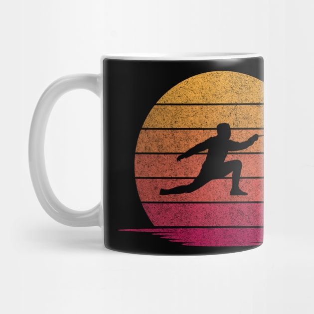 Awesome Funny Fencing Gift - Hobby Silhouette Sunset Design by mahmuq